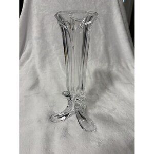 Cristal D'Arque Durand Bandol 3 Footed Lead Crystal Vase